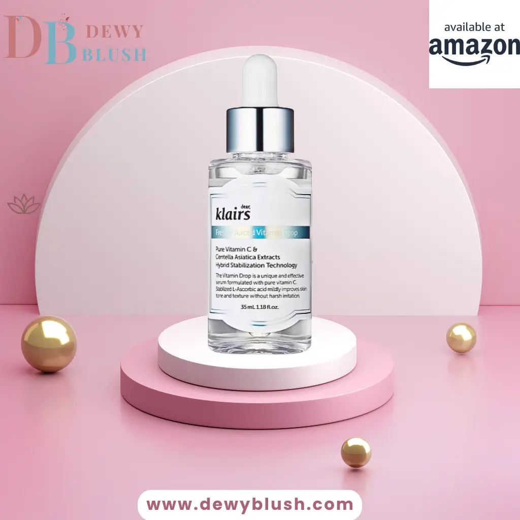Ultimate Guide To Facial Serums - Klairs Freshly Juiced Vitamin Drop, 35ml, with Vitamin C & E, available on Amazon via Dewy Blush."