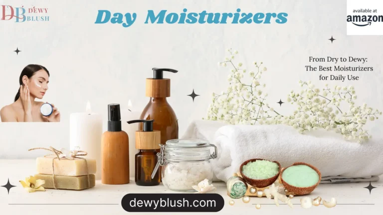 Best Day Moisturizers - Dewy Blush skincare products including creams, lotions, and bath essentials for daily use.