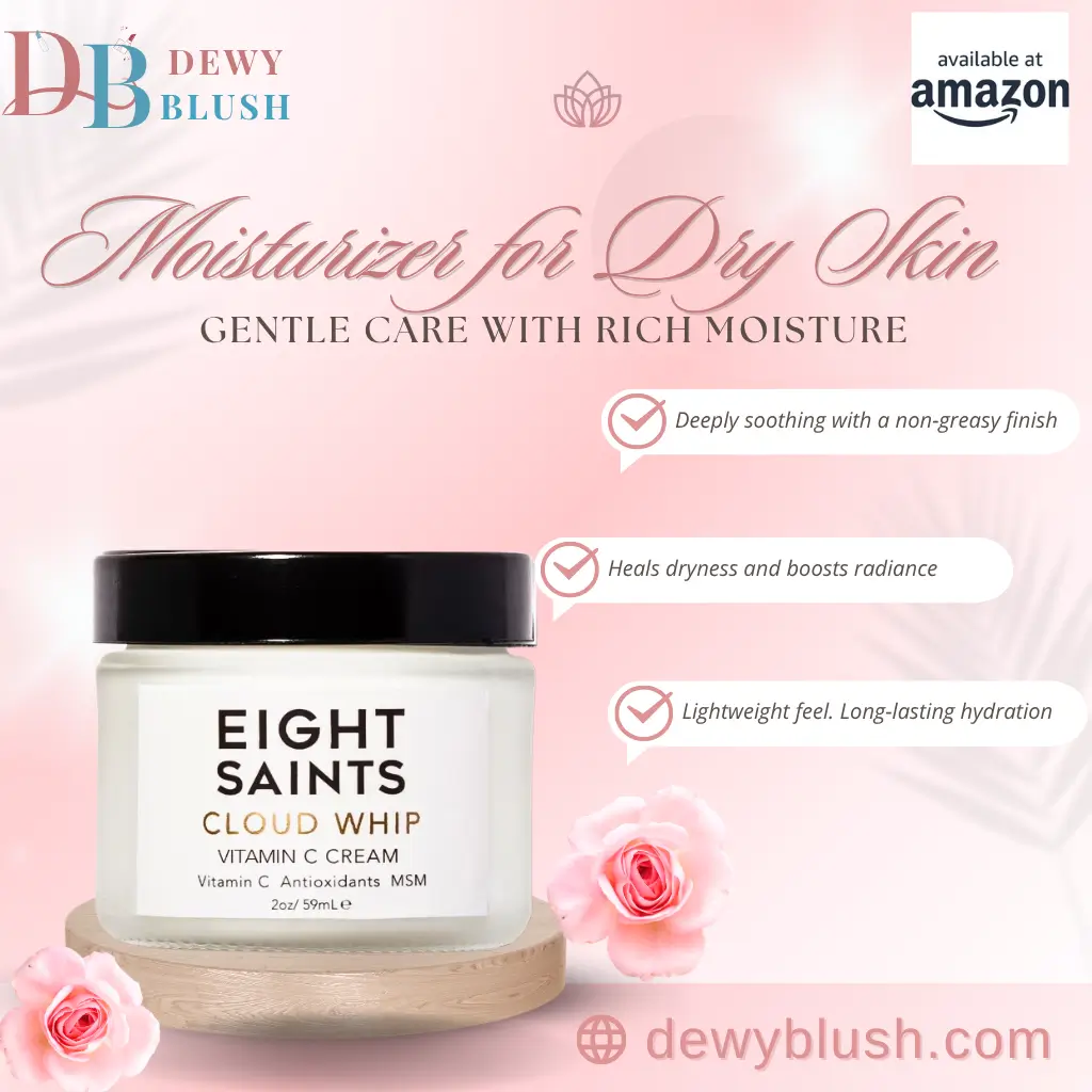 Eight Saints Cloud Whip Vitamin C Cream by Dewy Blush, offering gentle care and rich moisture.
