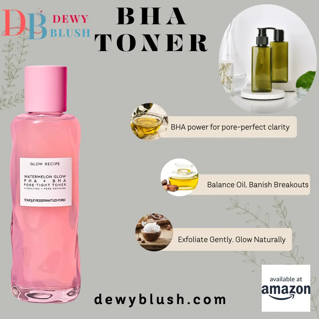 Glow Recipe Watermelon Glow PHA + BHA Pore-Tight Toner for hydrated, clear skin."