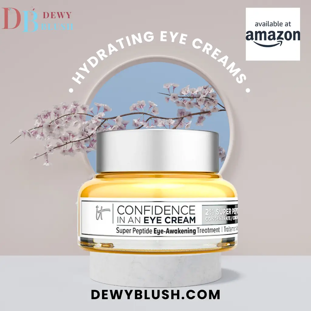 Best Hydrating Eye Creams - IT Cosmetics Confidence in an Eye Cream with 2% Super Peptide, available at Amazon via Dewy Blush