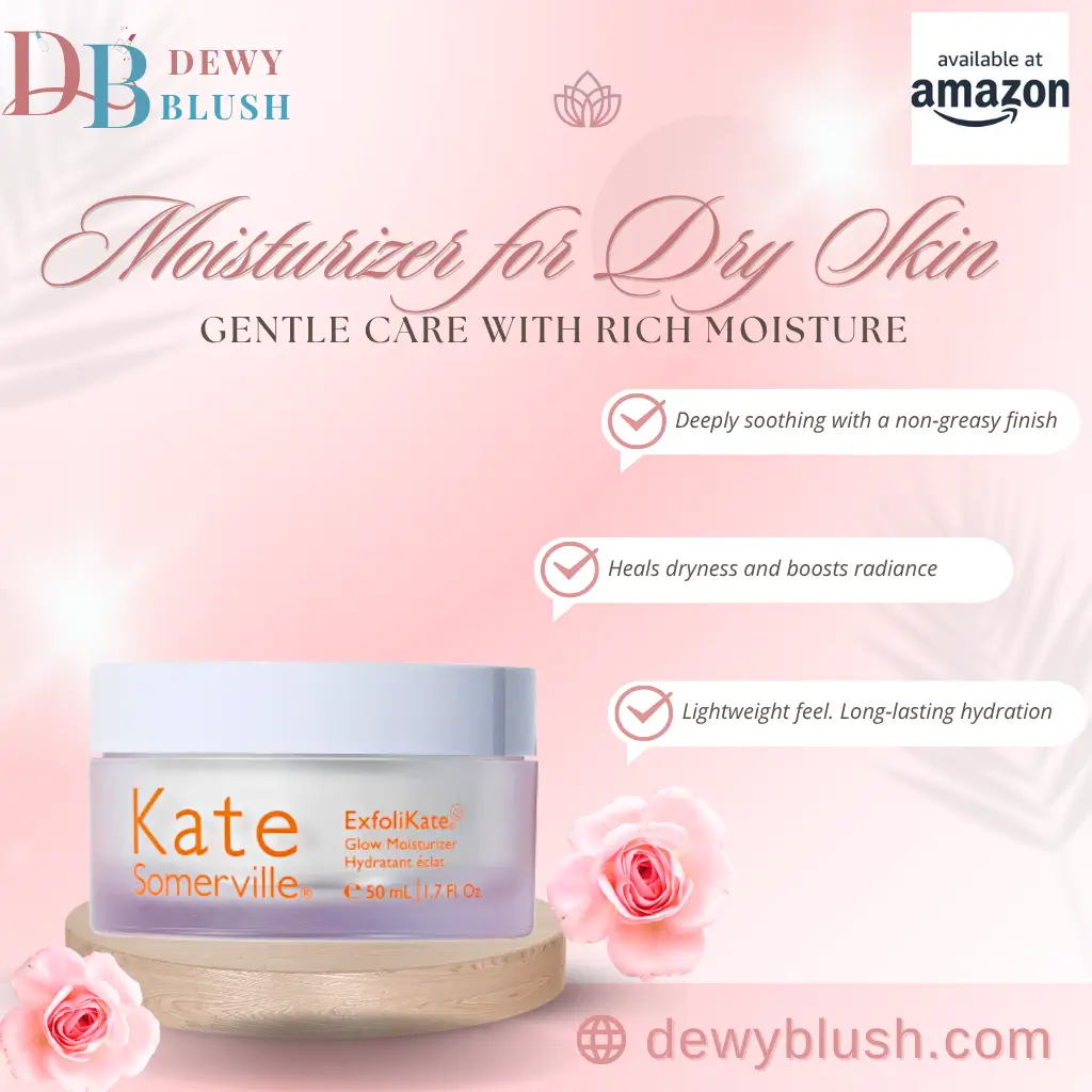 Kate Somerville ExfoliKate Glow Moisturizer by Dewy Blush, offering gentle care and rich moisture.