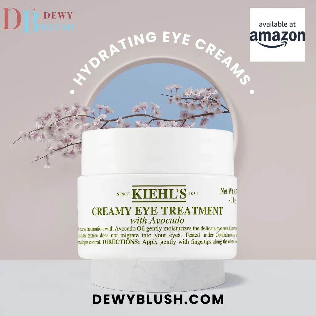 Best Hydrating Eye Creams - Kiehl's Creamy Eye Treatment with Avocado, available at Amazon via Dewy Blush.