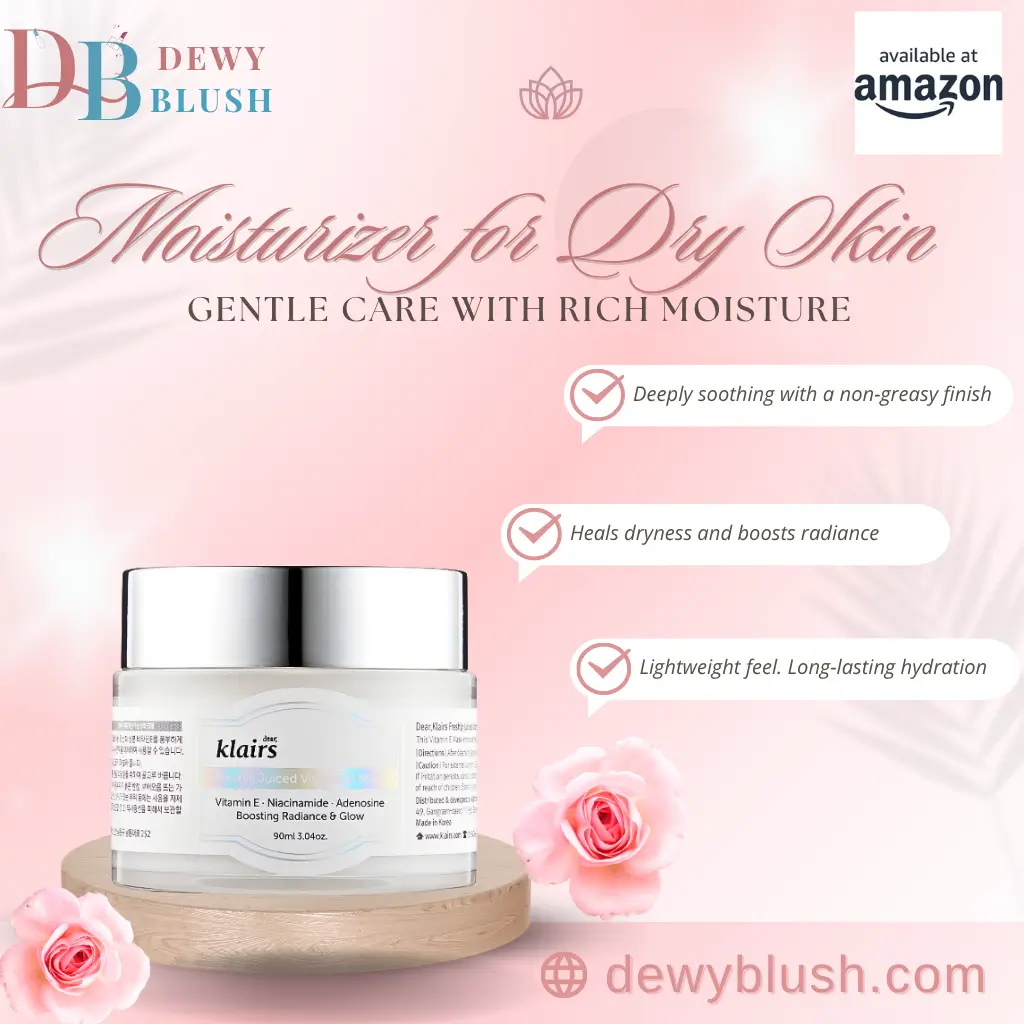 Klairs Freshly Juiced Vitamin E Mask by Dewy Blush, offering gentle care and rich moisture.