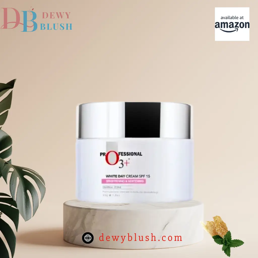 Dewy Blush O3+ Professional White Day Cream SPF 15 with honey and mint for brightening hydration