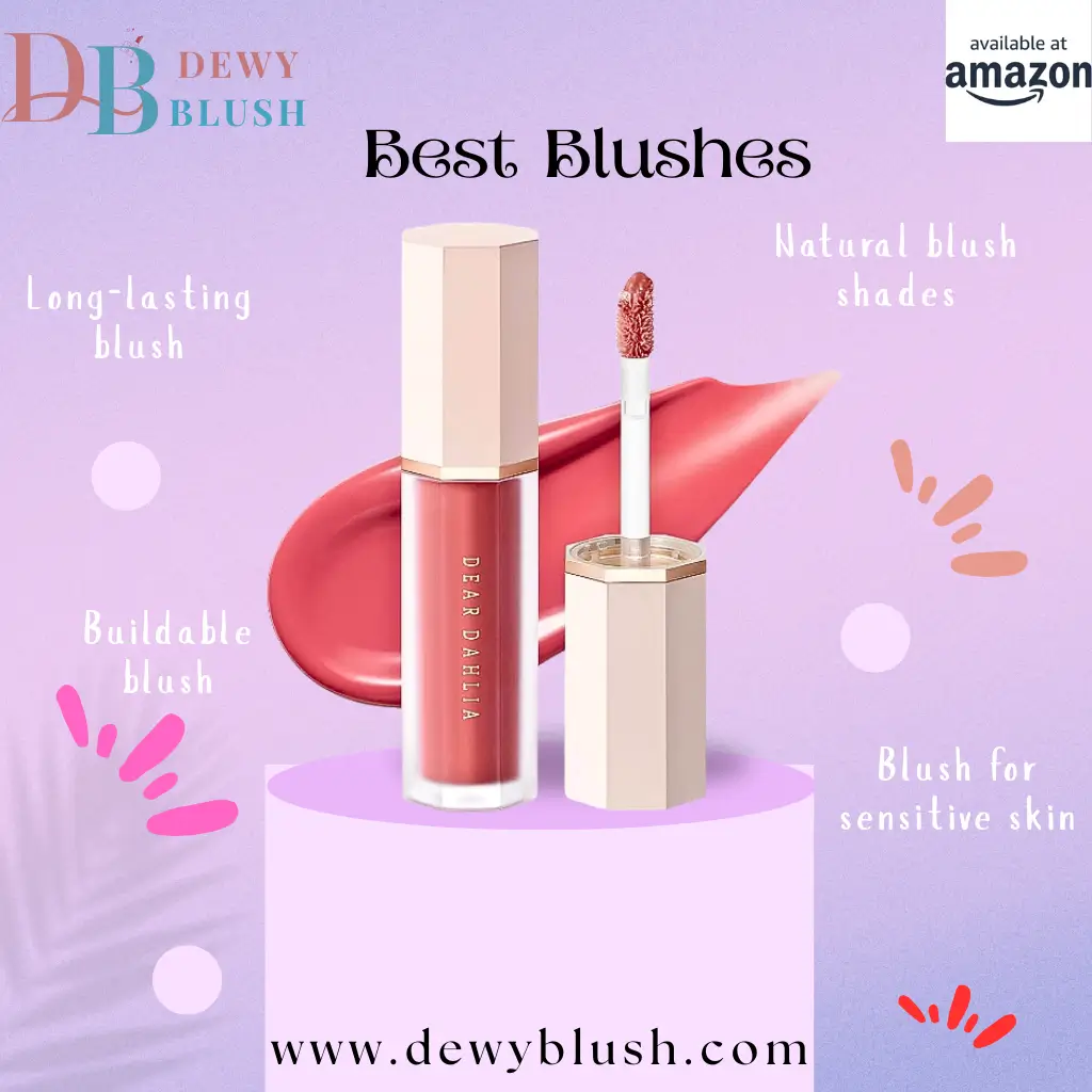 Rare Dahlia long-lasting, buildable blush with natural shades for sensitive skin.